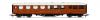 Hornby - R40455 - LNER Gresley Corridor Teak Coaches Buffet 21609